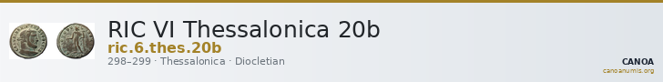 RIC VI Thessalonica 20b — CANOA