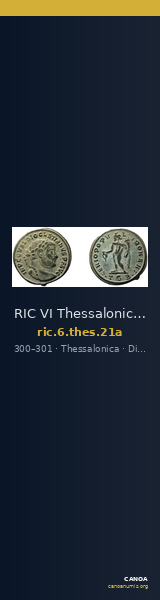 RIC VI Thessalonica 21a — CANOA