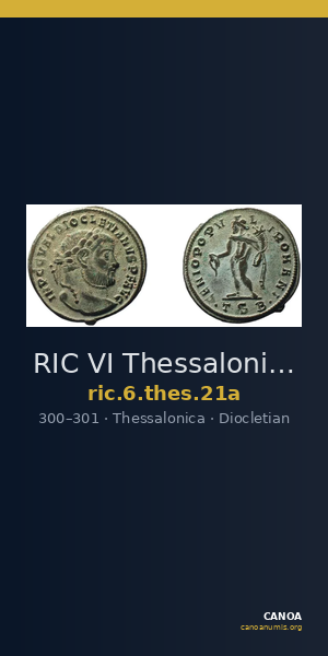 RIC VI Thessalonica 21a — CANOA