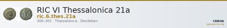 RIC VI Thessalonica 21a — CANOA