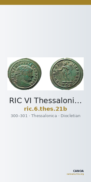 RIC VI Thessalonica 21b — CANOA