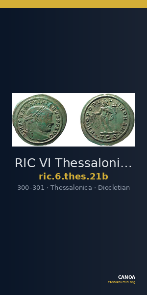 RIC VI Thessalonica 21b — CANOA