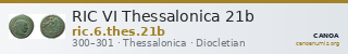 RIC VI Thessalonica 21b — CANOA