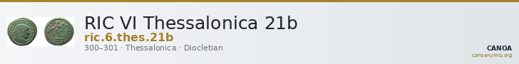RIC VI Thessalonica 21b — CANOA