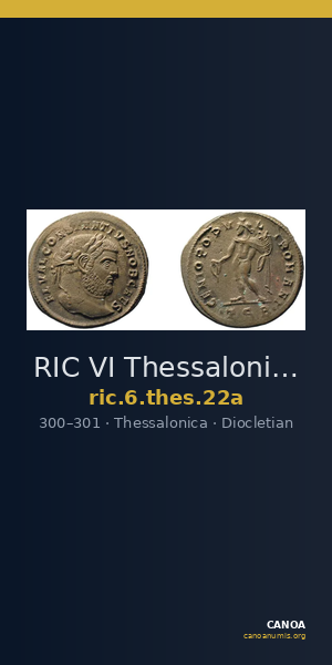 RIC VI Thessalonica 22a — CANOA