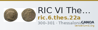 RIC VI Thessalonica 22a — CANOA