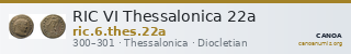 RIC VI Thessalonica 22a — CANOA