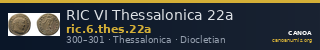 RIC VI Thessalonica 22a — CANOA