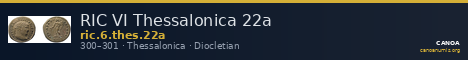 RIC VI Thessalonica 22a — CANOA