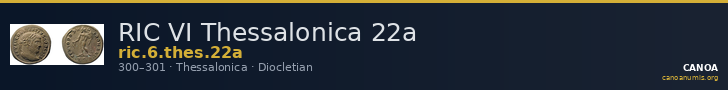 RIC VI Thessalonica 22a — CANOA
