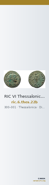 RIC VI Thessalonica 22b — CANOA