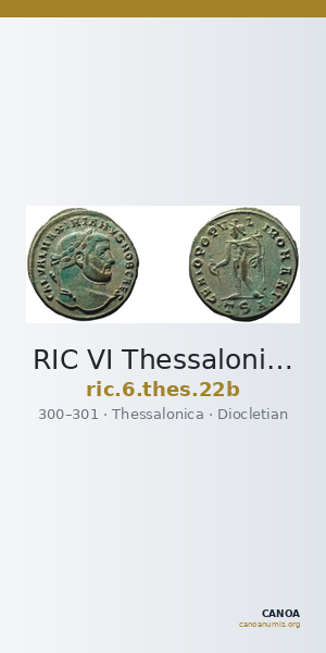 RIC VI Thessalonica 22b — CANOA