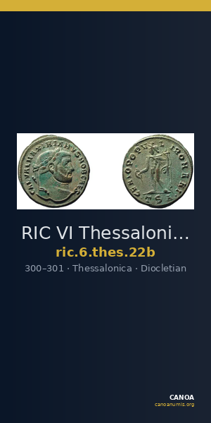 RIC VI Thessalonica 22b — CANOA