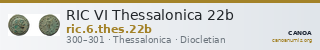 RIC VI Thessalonica 22b — CANOA