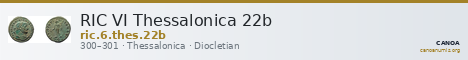 RIC VI Thessalonica 22b — CANOA