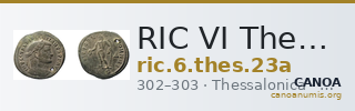 RIC VI Thessalonica 23a — CANOA