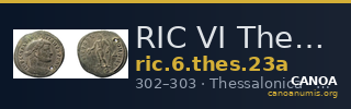 RIC VI Thessalonica 23a — CANOA