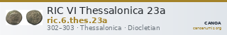 RIC VI Thessalonica 23a — CANOA