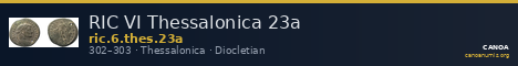RIC VI Thessalonica 23a — CANOA