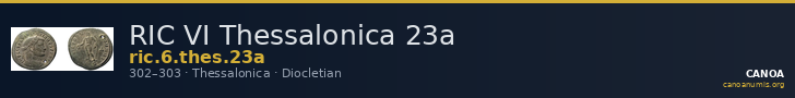 RIC VI Thessalonica 23a — CANOA