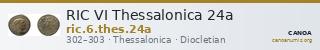 RIC VI Thessalonica 24a — CANOA