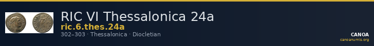 RIC VI Thessalonica 24a — CANOA