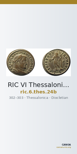RIC VI Thessalonica 24b — CANOA