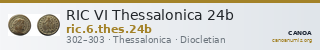 RIC VI Thessalonica 24b — CANOA