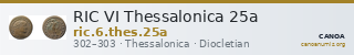 RIC VI Thessalonica 25a — CANOA