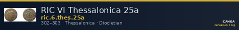 RIC VI Thessalonica 25a — CANOA