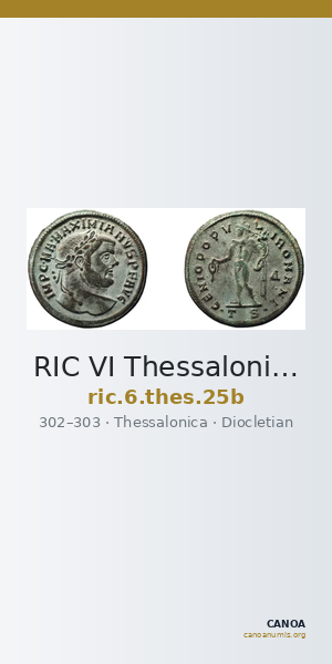 RIC VI Thessalonica 25b — CANOA