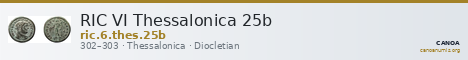 RIC VI Thessalonica 25b — CANOA