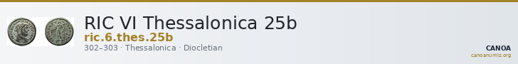 RIC VI Thessalonica 25b — CANOA