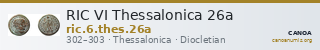 RIC VI Thessalonica 26a — CANOA