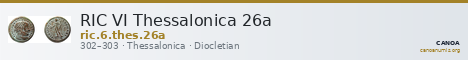 RIC VI Thessalonica 26a — CANOA