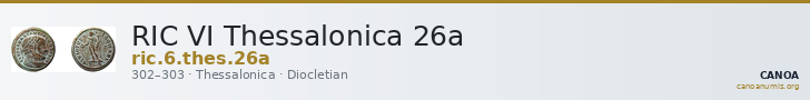 RIC VI Thessalonica 26a — CANOA