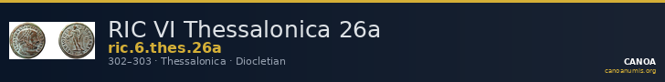 RIC VI Thessalonica 26a — CANOA