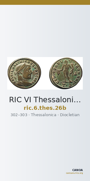 RIC VI Thessalonica 26b — CANOA