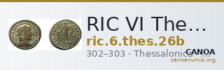 RIC VI Thessalonica 26b — CANOA