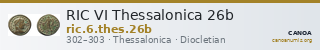 RIC VI Thessalonica 26b — CANOA