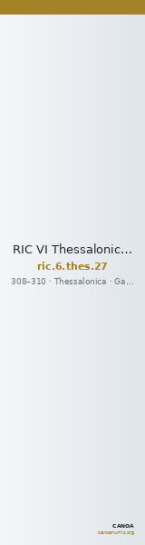 RIC VI Thessalonica 27 — CANOA