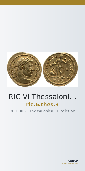RIC VI Thessalonica 3 — CANOA