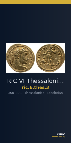 RIC VI Thessalonica 3 — CANOA