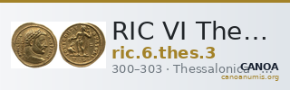 RIC VI Thessalonica 3 — CANOA