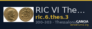 RIC VI Thessalonica 3 — CANOA