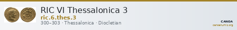 RIC VI Thessalonica 3 — CANOA