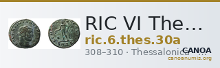 RIC VI Thessalonica 30a — CANOA