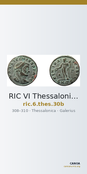 RIC VI Thessalonica 30b — CANOA