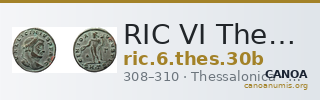 RIC VI Thessalonica 30b — CANOA