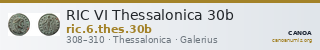 RIC VI Thessalonica 30b — CANOA